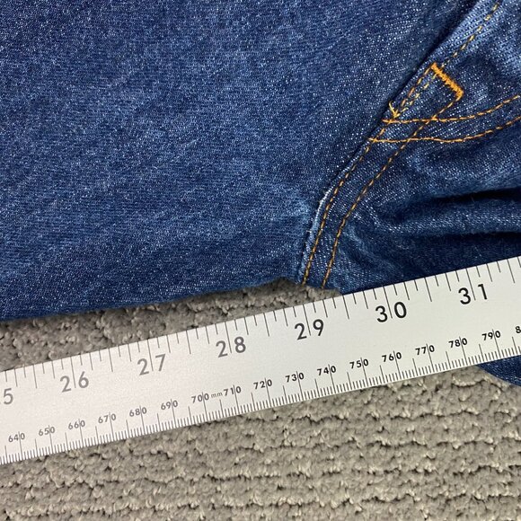 Levi's 501 Jeans Men's 40 x 32 Measures 36 x 29 Blue Cotton Button Fly Red Tab - Picture 13 of 13